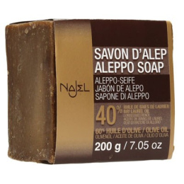 Mydło Aleppo 40% oleju laurowego 200 g - Najel