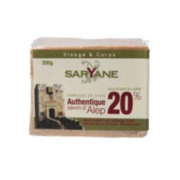 Mydło z Aleppo 20% oleju laurowego 200 g - Saryane