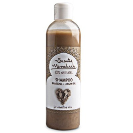 Szampon arganowy z glinką Ghassoul do skóry wrażliwej 250 ml - Beaute Marrakech