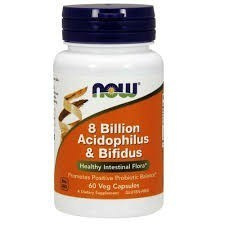 NOW 8 Billion Acidophilus 60 kaps. odporność, trawienie