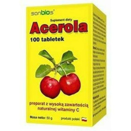 Sanbios Acerola 100 tabletek po 500mg