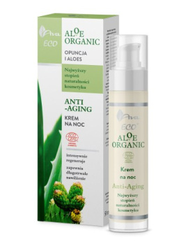 Anti-aging krem na noc Aloe Organic 50 ml - Ava