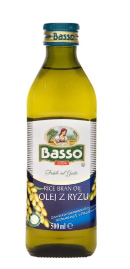 BASSO Olej z ryżu 0,5l (szkło)