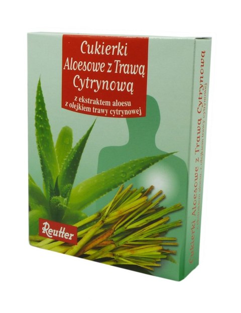 Cukierki Aloes + Trawa Cytrynowa 50g REUTTER