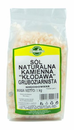 SMAKOSZ Sól kłodawska gruboziarnista naturalna kamienna niejodowana 1kg