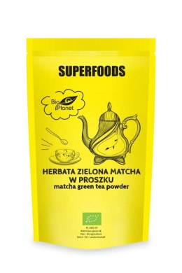 SUPERFOODS Herbata zielona Matcha w proszku BIO 100g BIO PLANET