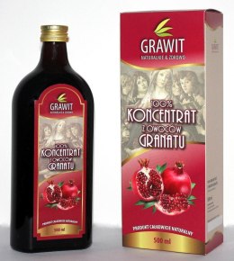 GRAWIT - 100% Koncentrat z owoców Granatu 500ml VITAFAN