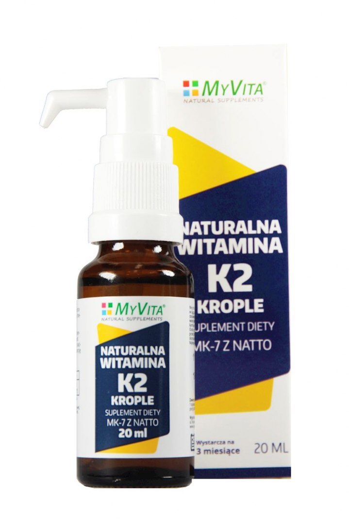 MyVita Witamina K2 MK-7 w KROPLACH 20ml