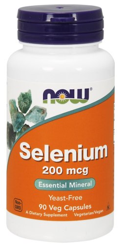 NOW FOODS Selenium 200mcg, 90vcaps.