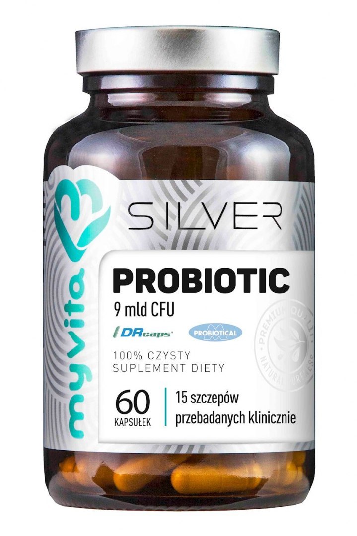 SILVER 100% Probiotyk 9 mld CFU, 60kaps. MyVita