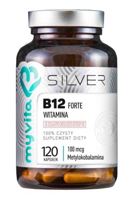 SILVER 100% Witamina B12 100mcg, 120kaps. (Metylokobalamina) MyVita