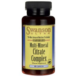 SWANSON Multi Mineral Citrate Complex 60kaps. - Cytryniany