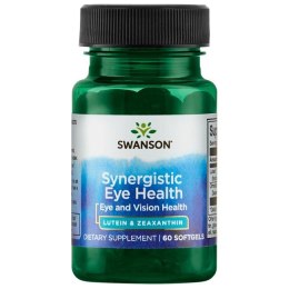 SWANSON Synergistic Eye Health 60sgels. - Luteina i zeaksantyna