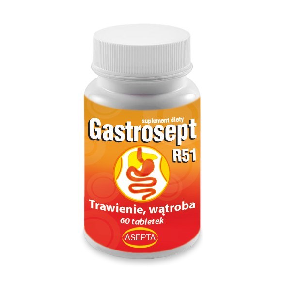 ASEPTA Gastrosept R51 60 tabletek