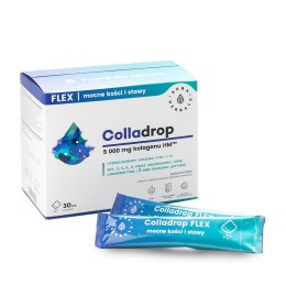 AURA HERBALS Colladrop FLEX saszetki - kolagen morski 5000 mg, 30 sasz.