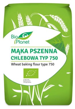 BIO PLANET Mąka pszenna chlebowa typ 750 BIO 1kg