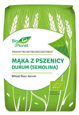 BIO PLANET Mąka z pszenicy durum (semolina) BIO 1kg