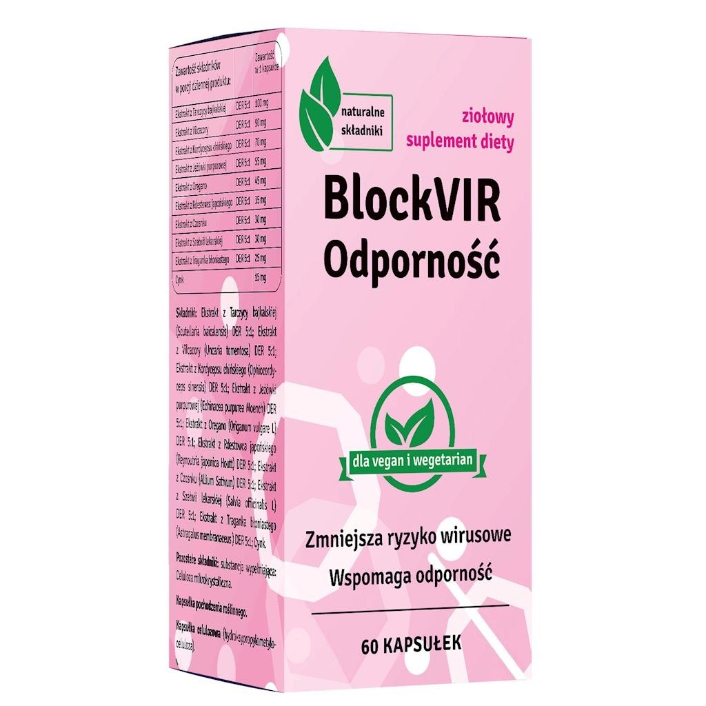 BlockVIR Odporność 60 veg. kaps. PCF