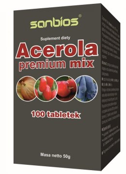 SANBIOS Acerola premium mix 100 tabl.