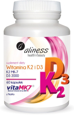 Aliness Witamina K2 + D3