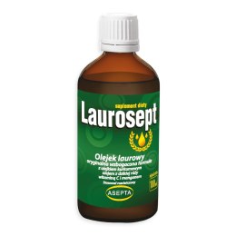 ASEPTA Laurosept wzbogacona formuła 100ml - Olejek laurowy + olejek z kurkumy i dzikiej róży + wit. C, mangan