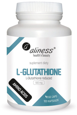 Aliness L-Glutathione reduced 500 mg x 100 Vege caps (L-Glutation)