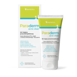 Paraderm acne clean żel myjący przeciwtrądzikowy 150g PARAMEDICA