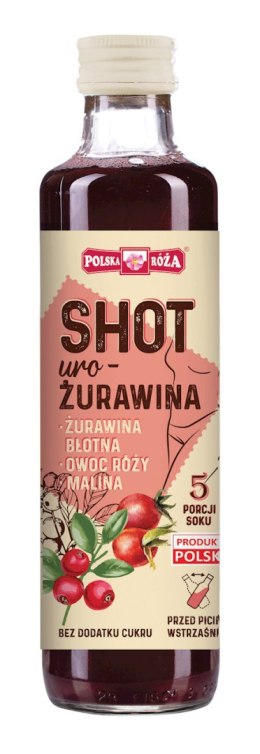 Shot żurawina 250ml POLSKA RÓŻA